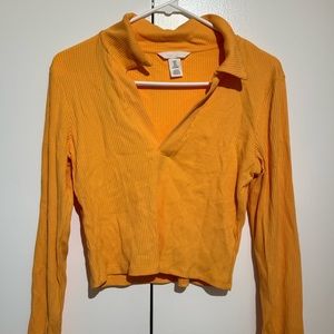 H & m bright tangerine shirt